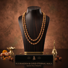2 Line Superior Quality Hand-finished Design Gold Plated Mala For Men ML -021
