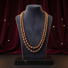 2 Line Superior Quality Hand-finished Design Gold Plated Mala For Men ML -021