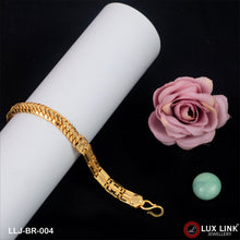 1 Gram Gold Plated 2 In 1 Amazing Design Nawabi Bracelet for Men - BR - 004