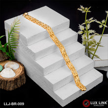 1 Gram Gold Plated Excellent Design Bracelet for Men - BR - 009