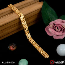 1 Gram Gold Plated Excellent Design Bracelet for Men - BR - 009