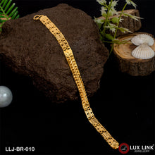 1 Gram Gold Plated 2 In 1 Nawabi Artisanal Design Bracelet For Men - BR - 010