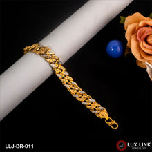 1 Gram Gold Plated Trending Design Pokal Bracelet for Men - BR - 011