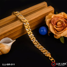 1 Gram Gold Plated Trending Design Pokal Bracelet for Men - BR - 011