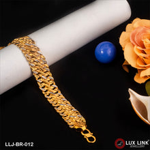 1 Gram Gold Plated Awesome Design Pokal Bracelet for Men - BR - 012