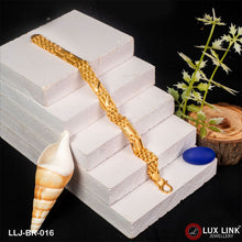 1 Gram Gold Plated High-quality Eye-catching Design Bracelet For Men - BR - 016