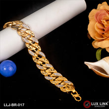 1 Gram Gold Plated Fabulous Design Pokal Bracelet for Men - BR - 017