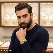 1 Gram Gold Plated Fabulous Design Pokal Bracelet for Men - BR - 017