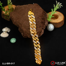 1 Gram Gold Plated Fabulous Design Pokal Bracelet for Men - BR - 017