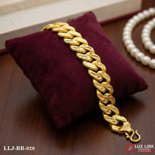 Best Quality Attractive Design Gold Plated Pokal Bracelet for Men - BR - 020
