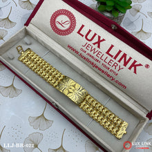 Gold Plated Triangle Best Quality Elegant Design Bracelet For Men - BR - 022