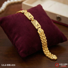 2 In 1 Fashionable Design Gold Plated Pokal Bracelet For Men - BR - 023