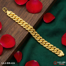 Latest Design Gold Plated Pokal Bracelet for Men - BR - 026