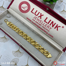 Latest Design Gold Plated Pokal Bracelet for Men - BR - 026