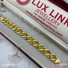 Latest Design Gold Plated Pokal Bracelet for Men - BR - 026