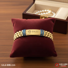 Distinctive Design Best Quality Golden Color Bracelet For Men - BR - 115