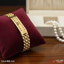 Crown Exquisite Design High-quality Golden Color Bracelet For Men - BR - 118