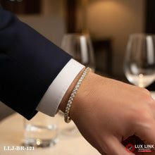 Gorgeous Design with Diamond Glittering Design Bracelet for Men - BR - 121