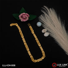 1 Gram Gold Forming Long Nawabi with Pokel Chain for Man - CH - 008