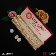 1 Gram Gold Forming Long Nawabi with Pokel Chain for Man - CH - 008