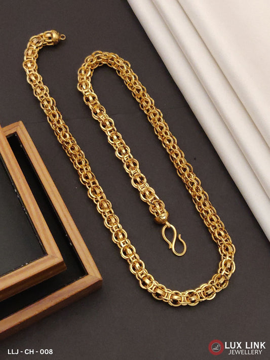 New Classical Arrive Round Kadi Into Kadi with stylish desigm Rassa chain for Men - CH - 008