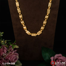 1 Gram Gold Plated 2 In 1 Nawabi Finely Detailed Design Chain For Men - CH - 009