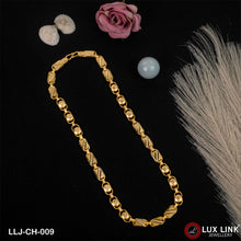 1 Gram Gold Plated 2 In 1 Nawabi Finely Detailed Design Chain For Men - CH - 009
