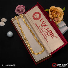 1 Gram Gold Plated 2 In 1 Nawabi Finely Detailed Design Chain For Men - CH - 009