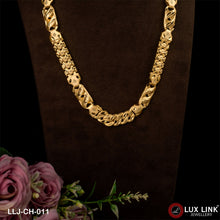 1 Gram Gold Plated Awesome Design Kohli Pokal Chain For Men - CH - 011