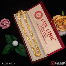 1 Gram Gold Plated Awesome Design Kohli Pokal Chain For Men - CH - 011