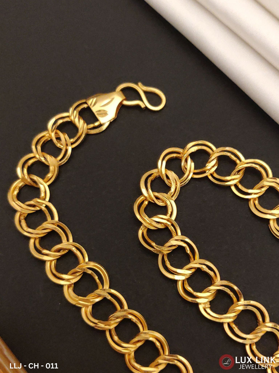 Classical Gold Finish Kadi Chain for Men - CH - 011