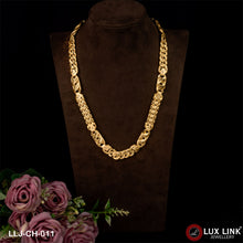 1 Gram Gold Plated Awesome Design Kohli Pokal Chain For Men - CH - 011