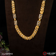 1 Gram Gold Forming Pokal Nawabi Finely Detailed Design Chain For Men - CH - 013