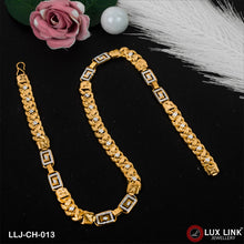 1 Gram Gold Forming Pokal Nawabi Finely Detailed Design Chain For Men - CH - 013