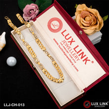 1 Gram Gold Forming Pokal Nawabi Finely Detailed Design Chain For Men - CH - 013