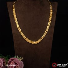 1 Gram Gold Plated Amazing Design Nawabi With Kohli Chain for Men - CH - 014