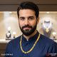 1 Gram Gold Plated 2 In 1 Best Quality Kohli Chain for Men - CH - 015