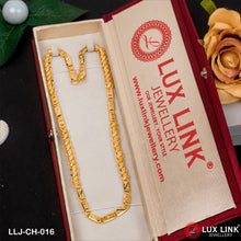 1 Gram Gold Plated Kohli With Nawabi Artisanal Design Chain for Men - CH - 016