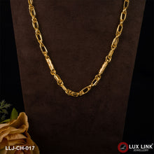 Kadi Linked High-quality Eye-catching Design Gold Plated Chain For Men - CH - 017