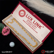 Kadi Linked High-quality Eye-catching Design Gold Plated Chain For Men - CH - 017