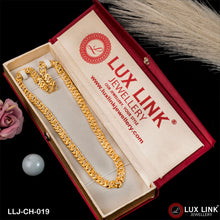 1 Gram Gold Plated Popular Design Pokal Chain for Men - CH - 019