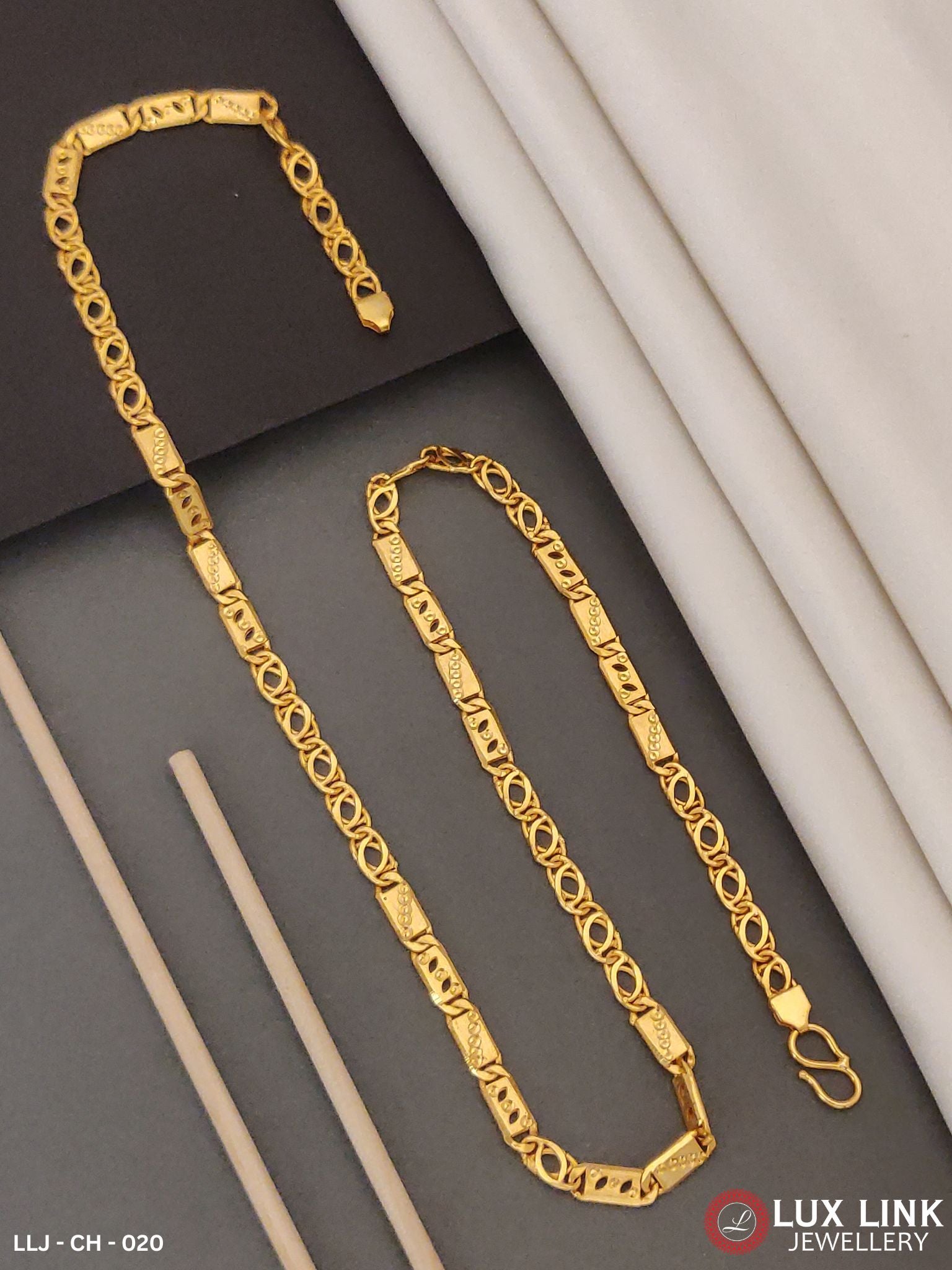 New Classical Gold plated nawabi chain For Men - CH - 020