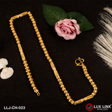 Rajwadi Popular Design Gold Plated Chain for Men - CH - 023