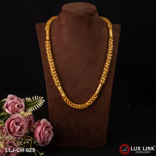 1 Gram Gold Plated Rajwadi Designer Design Best Quality Chain For Men - CH - 025