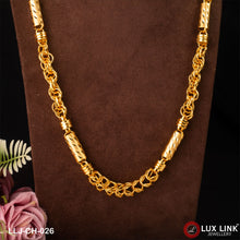 1 Gram Gold Plated Rajwadi Stylish Design Best Quality Chain for Men - CH - 026