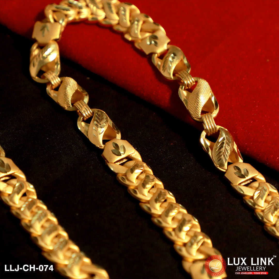 1 Gram Gold Forming 2 In 1 Latest Design High-quality Chain For Men -CH-074