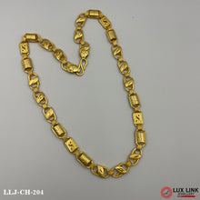 3 In 1 Attention-Getting Design Gold Plated Kohli Chain For Men - CH - 204