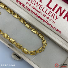 3 In 1 Exclusive Design Gold Plated Nawabi Chain for Men - CH - 205