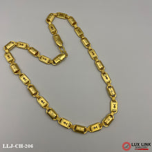 2 In 1 Exclusive Design Gold Plated Nawabi Chain For Men - CH - 206