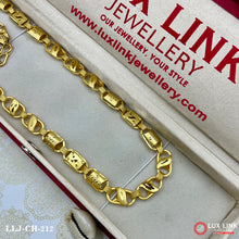 Fashionable Design Gold Plated Kohli Chain for Men - CH-212